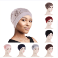 Miniatyrbilde 6 av 7: Turban Luer Dame Hijab CAMEL camel