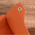 Miniatyrbillede 9 af 10: Læder Tissue Holder Tissue Opbevaringsboks ORANGE orange