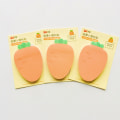 Miniatyrbillede 6 af 7: 2stk Sticky Notes Gulerod Memo Note LARGE LARGE large