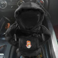 Miniatyrbilde 3 av 8: Christmas Gear Shift Knop Hettegenser Knop Hettegenser Sweatshirt SVART 5 black 5-5