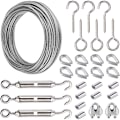 Pikkukuva 1 / 8: Wire Trellis Kit Kaapelit Vaijerisarja String Light Ripustussarja