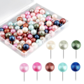 Pikkukuva 1 / 6: 100 kpl Push Pins Map Tacks Koristeelliset peukalonpidikkeet