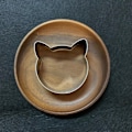 Miniatyrbillede 4 af 8: 5 stk Rustfrit Stål Biscuit Form Rustfrit Stål Kattehoved 5 pcs