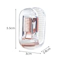 Miniatyrbillede 2 af 10: 4/6 stk Anti-skrid Sengelagen Tæppe Dynebetræk TRANSPARENT 6 STK Transparent 6pcs