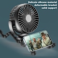 Miniatyrbillede 8 af 8: Blæksprutte Fan Stroller Fan SORT 5200MAH 5200MAH