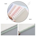 Miniatyrbillede 9 af 10: 10 stk Notebook Binding Clip Løsbladsring 10 STK GUL 10 STK 10pcs yellow