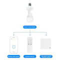 Miniatyrbillede 4 af 9: Smart Timer Switch E27 Lampeholder 3 3 3