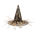 Pikkukuva 2 / 10: Halloween Witch Hat laskostettu Wizard hattu 7 7 7
