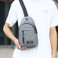 Miniatyrbilde 4 av 10: 1 Stk Brystveske Messenger Bag BLÅ-UTEN USB BLÅ-UTTEN USB blue-without USB