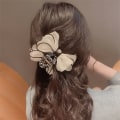 Pikkukuva 3 / 10: Bow Hair Claws Bow-Knot Hiusklipsit VALKOINEN white