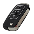 Pikkukuva 1 / 10: Remote Key Shell auton case MUSTA Black