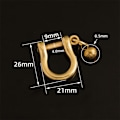 Pikkukuva 4 / 10: Karabiini D jousen niitit 10 MMSTYLE 1 STYLE 1 10mmStyle 1