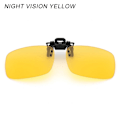 Miniatyrbillede 1 af 10: Clip-on solbriller Polariseret NATSSYN GUL NATTSYN Night Vision Yellow