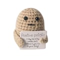 Miniatyrbillede 1 af 10: Positiv kartoffelstrikket kartoffeldukke 3 3 3