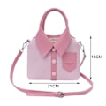 Miniatyrbillede 2 af 10: Crossbody Bag Skuldertaske SØLV silver