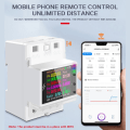 Miniatyrbillede 4 af 10: Elektrisk energimåler AT4PW Smart Switch WIFI Rail Meter 100A
