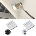 Miniatyrbillede 5 af 10: Notebook Lås Nøglehul Låsehul SORT Black