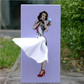 Miniatyrbilde 7 av 10: Klassisk vevseske for jenter Morsomt vevkoffert for barn LILLA purple