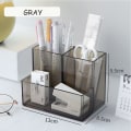 Miniatyrbild 7 av 10: Akrylpennhållare Förvaringsställ TRANSPARANT 2 RASTER 2 RASTER Transparent 2 Grids-2 Grids