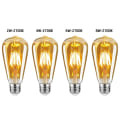 Miniatyrbillede 7 af 10: Krystalpære ST64 LED-pære 6W-2700K 6W-2700K 6W-2700K