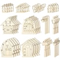 Pikkukuva 1 / 10: 48/64 KPL Miniatyyri Fairy Door Tonttutalon portti 2 (48 KPL) 2 (48 KPL) 2(48pcs)