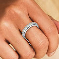 Miniatyrbillede 3 af 10: Daisy Rotating Ring Finger Ring Delicate 8 8 8