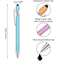 Miniatyrbillede 2 af 10: 5 STK Touch Screen Pen Kuglepen SORT Black