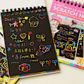 Miniatyrbillede 4 af 10: Scratch Paper Art Rainbow Scratch Notesbog PINK 1 BOG 1 BOG Pink 1 book-1 book