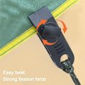 Miniatyrbillede 6 af 10: 2 stk/2 sæt Tarp Clips Vindtæt Clip Hook 1 1 1
