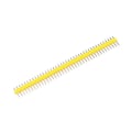 Miniatyrbilde 10 av 10: 10 STK Enkel rad rett overskrift 40 pins GUL Yellow