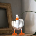 Miniatyrbillede 7 af 10: Mellemfinger Andefigurer Resin And Dekoration GUL Yellow
