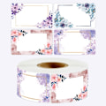 Miniatyrbillede 1 af 10: 250/500 STK Sauce Flasker Etiket Klistermærke Blomster Etiketter B-250 STK B-250PCS