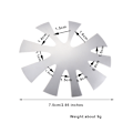 Miniatyrbillede 4 af 10: Easy French Smile Cut V Line Pro 9 størrelse S S