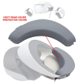 Miniatyrbillede 8 af 9: VR Headset Bagcover Silikone SORT black