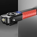 Pikkukuva 5 / 10: LED-taskulamppu turvavasara taskulamppu USB lataus