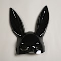 Miniatyrbillede 7 af 10: Bunny Mask Ansigt Lang SORT black