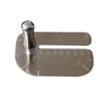 Läder Punch Aid Pulling Board Rostfritt stål plockning