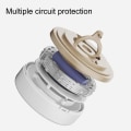 Miniatyrbillede 10 af 10: Udtrækkelige Led Lys String Camping Tape Lights KHAKI WARM khaki warm lights-warm lights