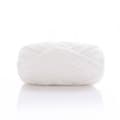 Chenille Fløjlsgarn Chunky Strikkede Kardede Tråde HVID white