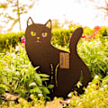 Miniatyrbild 8 av 10: Kattmetallstatyer Trädgårdsprydnader C C C