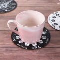 Miniatyrbild 8 av 10: Træ Pendelplade Skive Træ Base STIL 1-SORT 25CM Style 1-Black 25cm