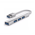 Miniatyrbilde 1 av 10: Usb 3.0 Hub Type-C Splitter USB LYS GRÅ USB LYS GRÅ USB Light Grey