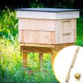 Miniatyrbillede 8 af 10: 1/4 stk. Hive indgangsbeskytter Træ 1STK 1STK 1PC