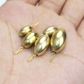 Miniatyrbilde 5 av 10: 5stk/parti Kobber Fiskebly fall Messing 1,8G 1,8G 1.8g