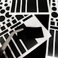 Miniatyrbilde 8 av 10: 10 STK Auto Stickers Blackout Stickers A(FULL SHADING) A(FULL A(full shading)