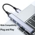 Pikkukuva 5 / 10: USB-C HUB Type-C -laajennustelakka USB-A USB-A USB-A