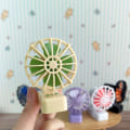 Pikkukuva 7 / 10: Miniatyyri sähkötuuletin nukkekodin kalusteet BEIGE beige