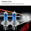 Miniatyrbillede 4 af 4: 2 stk hvid xenon halogen pære bil pærer H4