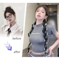 Pikkukuva 10 / 10: Pitkät nyrkkeilypunos Peruukki Bubble Braid C 2PCS C 2PCS C 2pcs