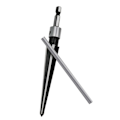 Miniatyrbilde 10 av 10: Taper Reamer Chamf Reamer 5-16MM 5-16MM 5-16mm